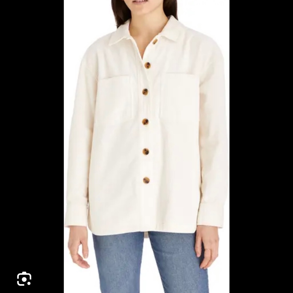 Madewell Cream Button Down Shirt